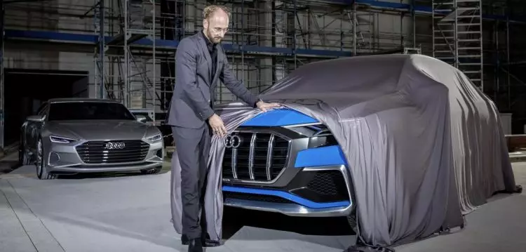 Audi Q8 E-tron на пат кон Саемот за автомобили во Детроит 20965_1