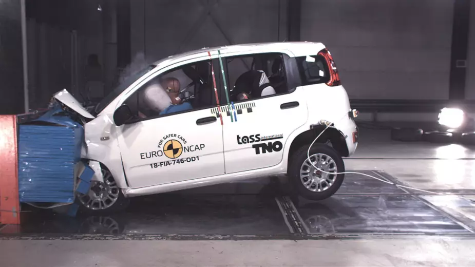 菲亚特熊猫在欧洲 NCAP 测试中获得零星