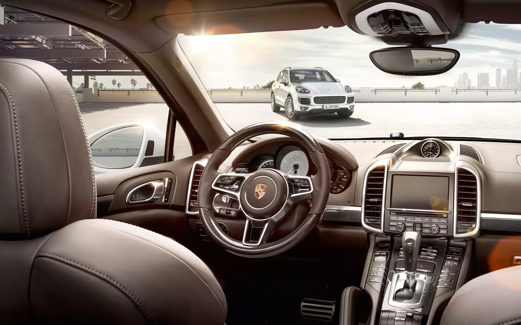 Porsche Cayenne 2015 na-enye onwe ya ihe oyiyi ọhụrụ 21411_4