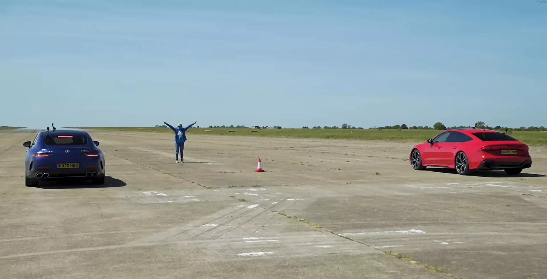 Hudula Umjaho Mercedes-AMG GT 63 S vs Audi RS7 Sportback