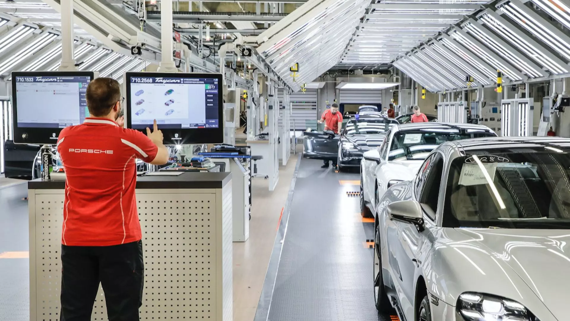 Porsche Taycan Production Line