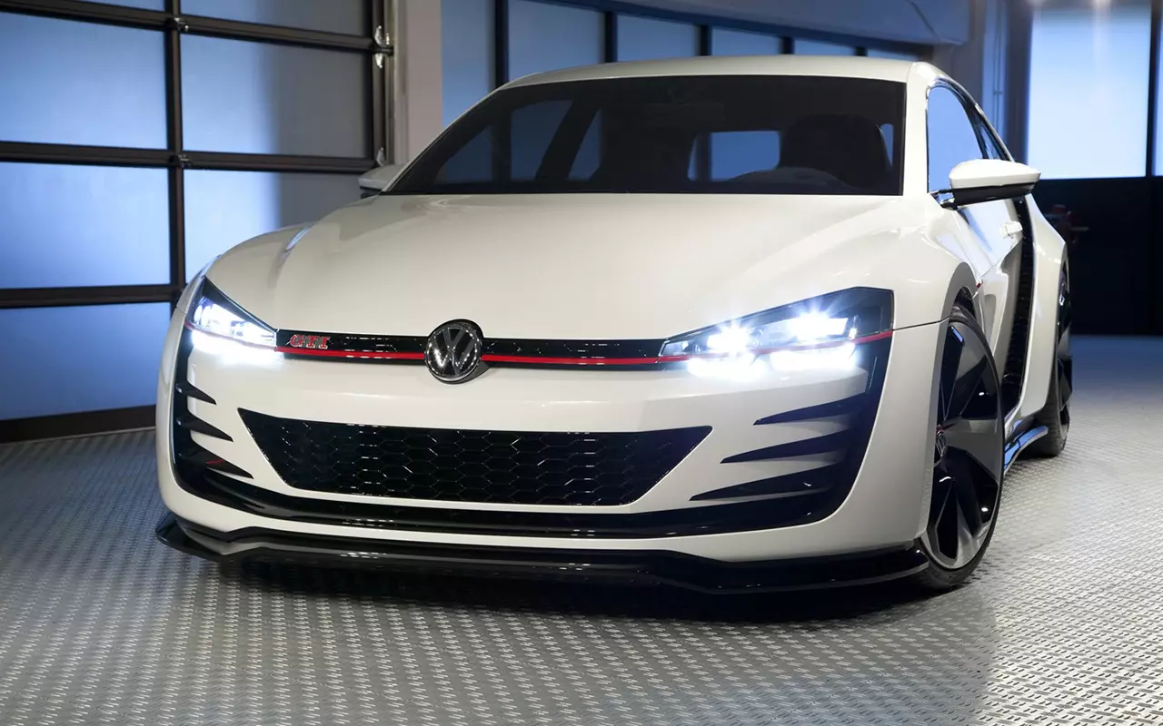 Volkswagen Design Vision GTI in detail: Golf on steroids