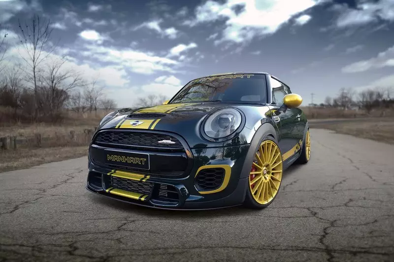 Manhart Mini F300 - сары тәгәрмәчле 300hp Mini. 22625_1