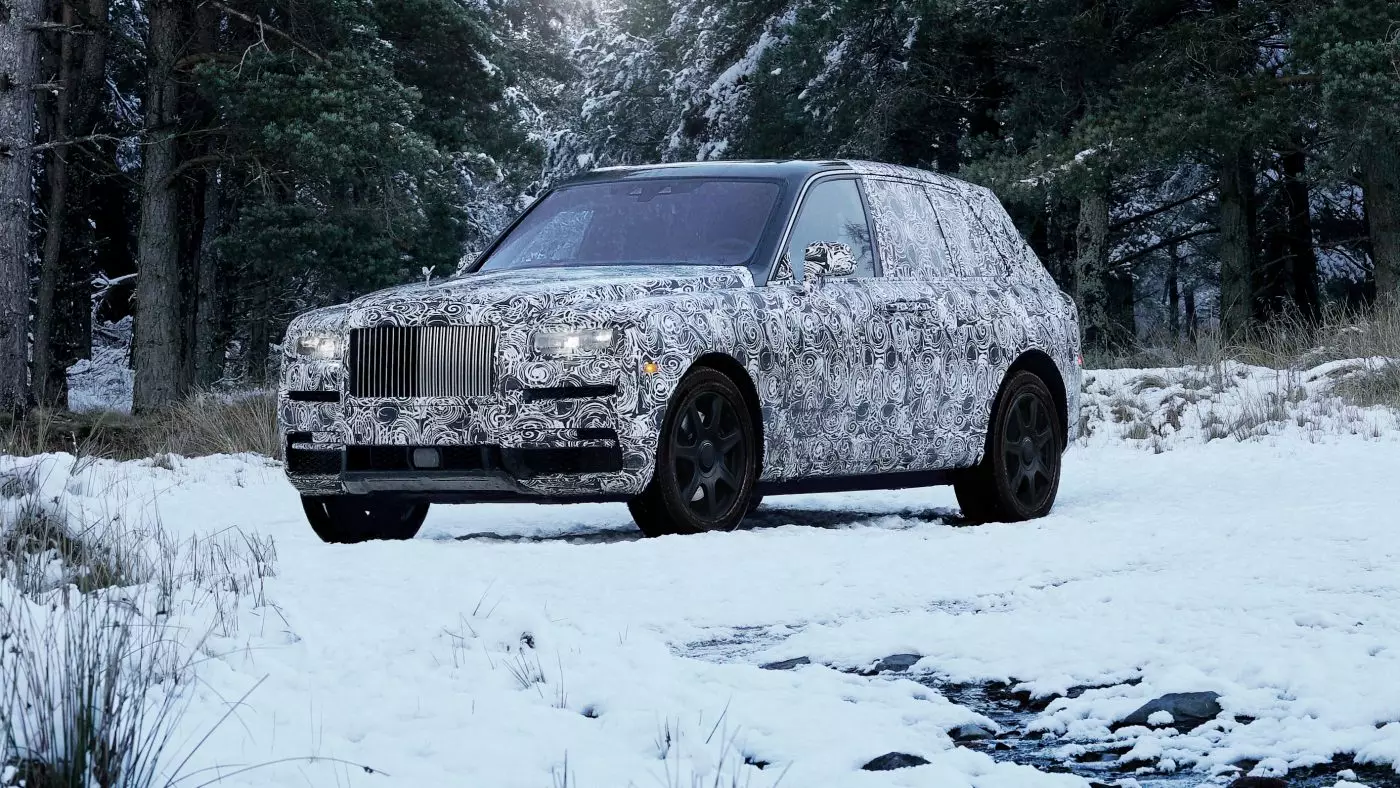 Rolls-Royce Cullinan camouflage 2018