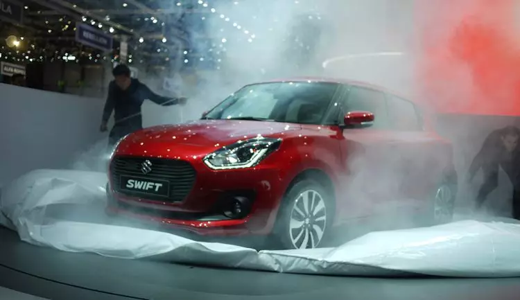 2017 Suzuki Swift yn Genève