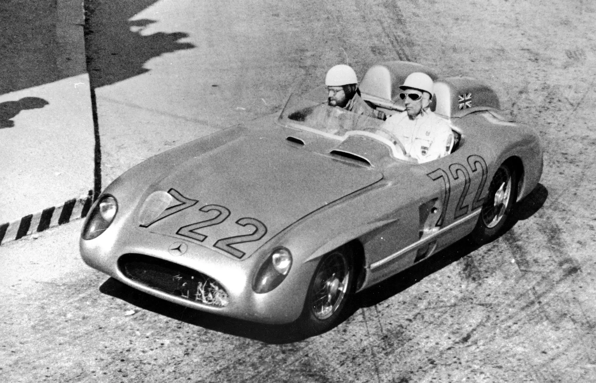 1955 Mercedes-Benz SLR - Стърлинг Мос - Mille Miglia