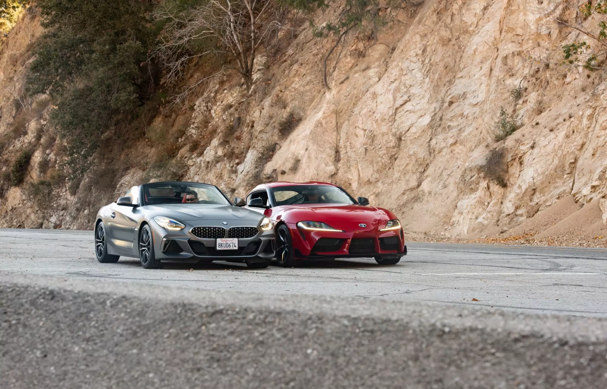 تویوتا GR سوپرا BMW Z4 M40i (1)