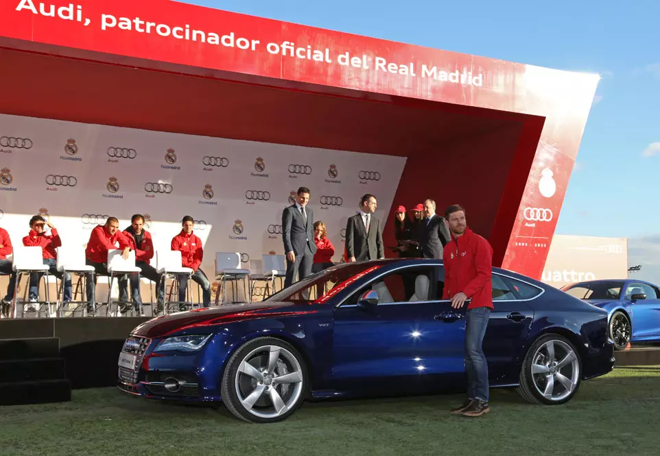 Audi presenta aos xogadores do Real Madrid 23398_1