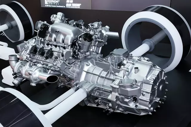 Honda NSX V6 Twin-Turbo Engine