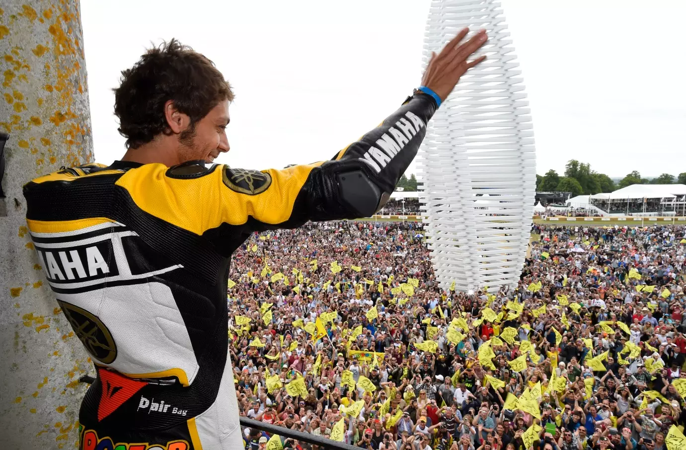 Valentino Rossi nan Goodwood Festival, 2015