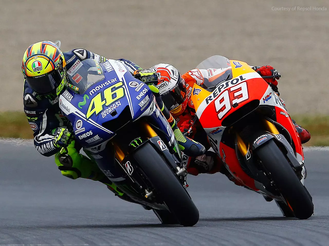 Valentino Rossi og Marquez