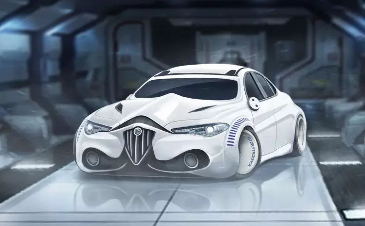 sw Alfa Romeo Giulia edizione Stormtrooper