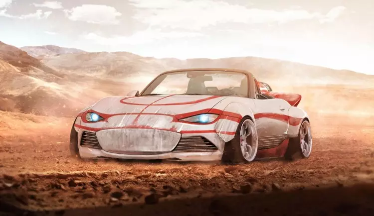 sw Luke Skywalker's Mazda MX-5 Land Speeder lomiga