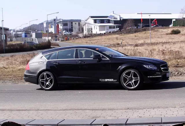 Mercedes CLS 63 AMG Shooting Brake ehtiyotsiz va ozgina kamuflyaj bilan ushlandi 25161_4