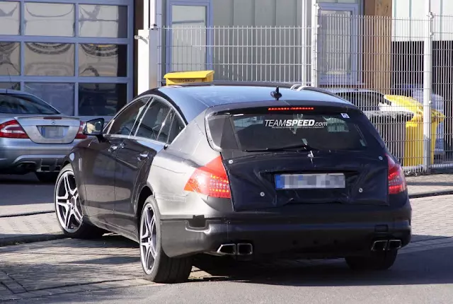 מרצדס CLS 63 AMG Shooting Brake נתפס לא מוגן ועם מעט הסוואה 25161_6