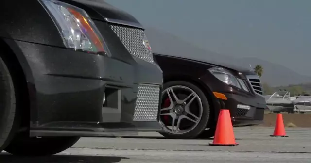 Van Battle: Cadillac CTS-V Vs. Mercedes E63 AMG Station [Video] 25162_1