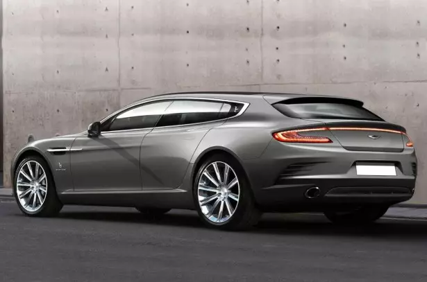 Aston Martin Rapide Strzelanie Hamulec