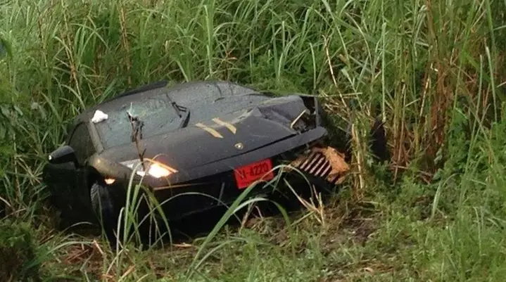 Lamborghini Accident 2