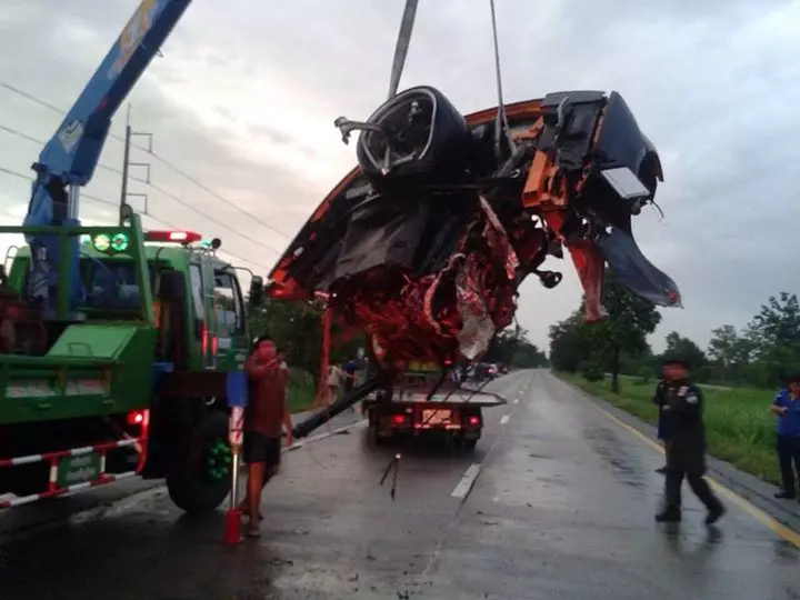 Accident de Lamborghini 5