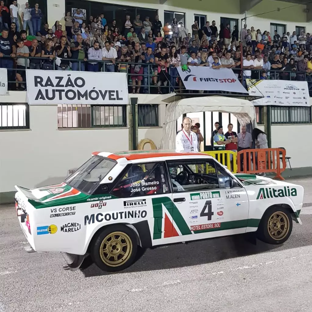 XX slalom sprint ngome rodrigo, fiat 131 abarth, markku alen