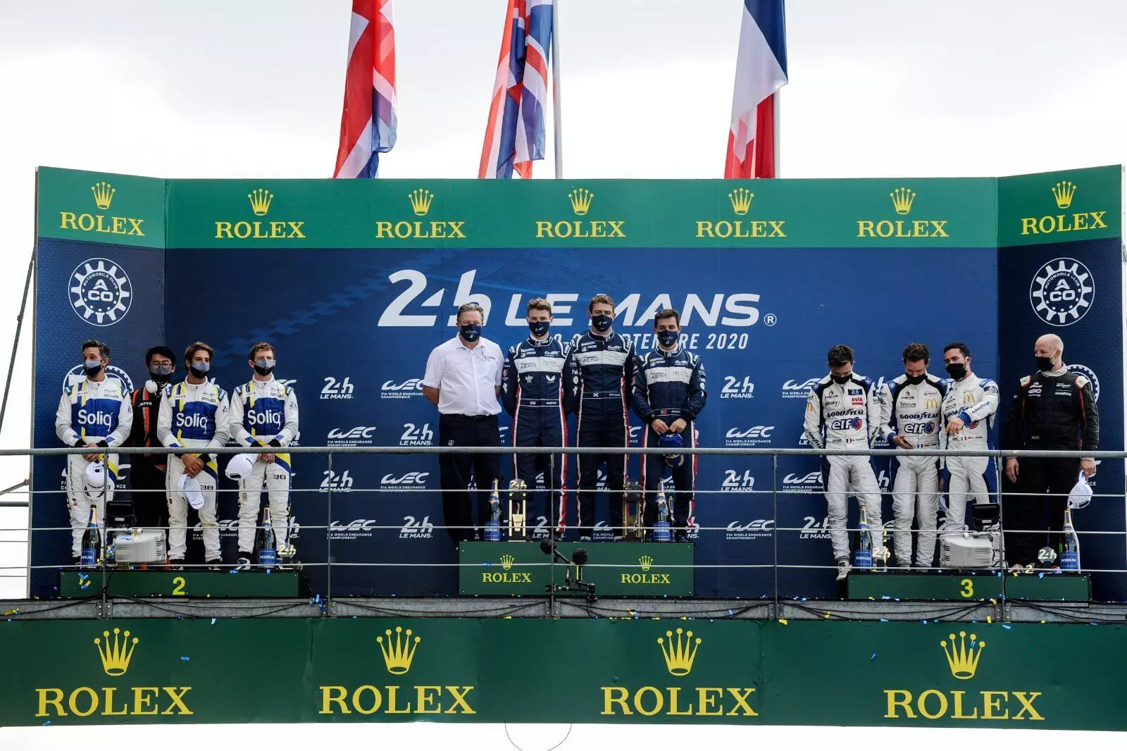 LMP2 Le Mans Podiuma