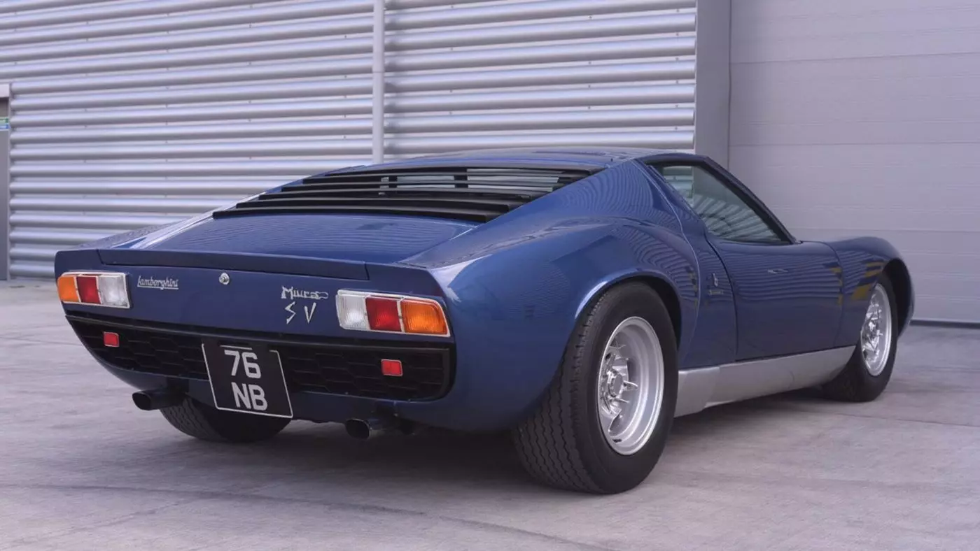 Rod Stewart-en Lamborghini Miura P400 S prezio «polita» batean salgai 26552_3