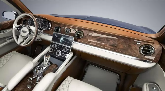 2012 Bentley Exp 9 F अवधारणाको भित्री भाग