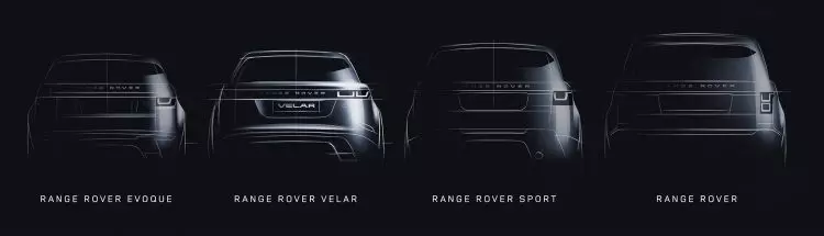 2017 Range Rover Siguruha ang pagposisyon sa Range Rover range