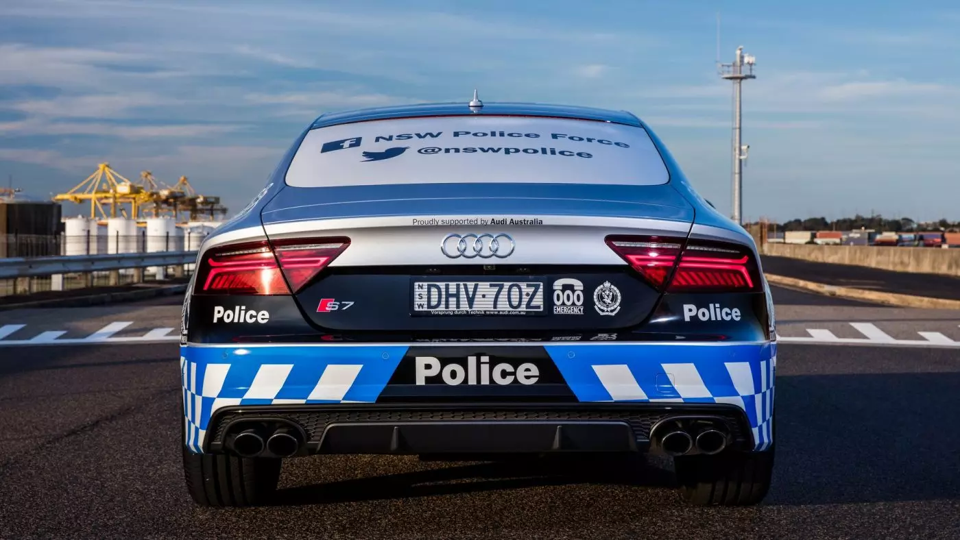 Audi S7 Sportback, Avustralya polisinin yeni 