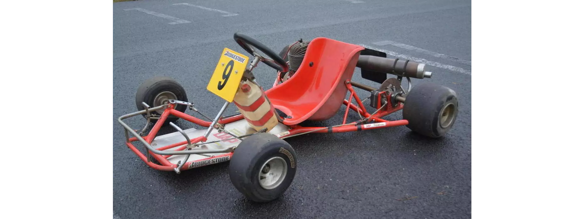 El kart que va utilitzar Ayrton Senna en l'últim Campionat del Món està a subhasta 27213_1