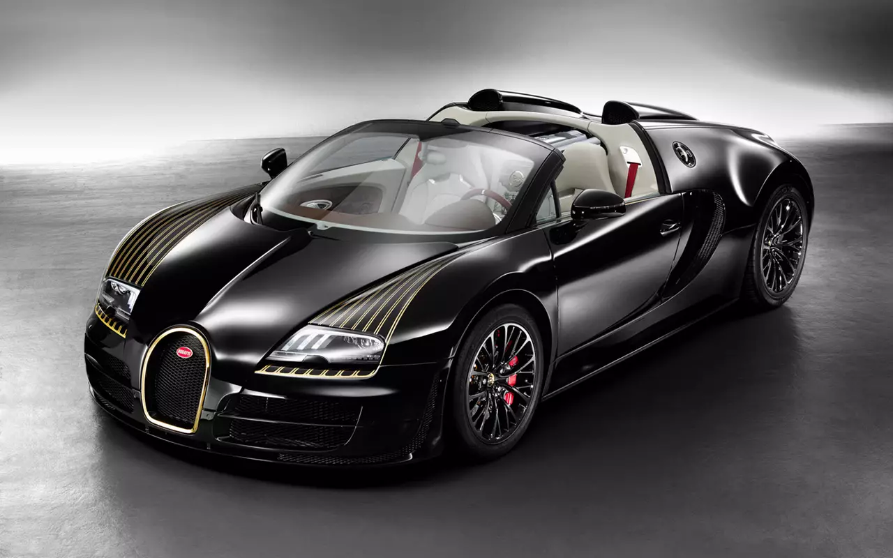 Bugatti Veyron Grand Sport Vitesse Inganekwane Black Bess