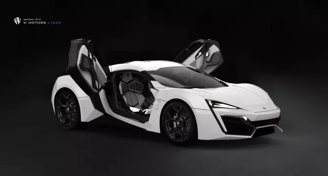 Lykan HyperSport 2013_ ئاق نۇسخىسى OpenDoor