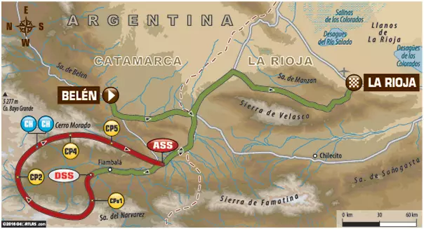 mapa de dakar