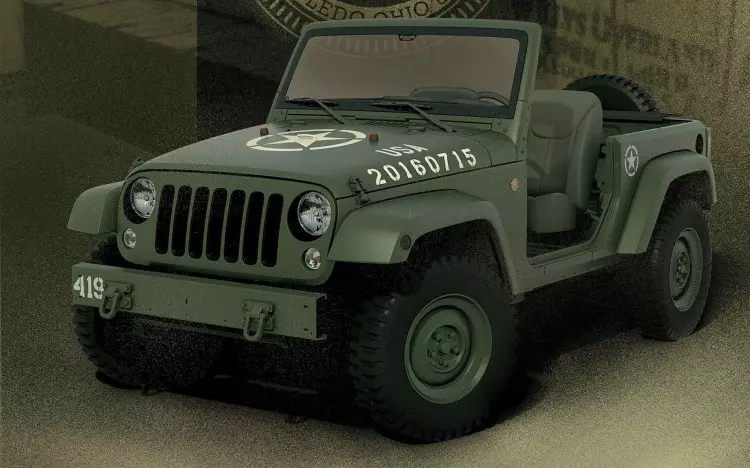 Wrangler 75. Salute-Konzept