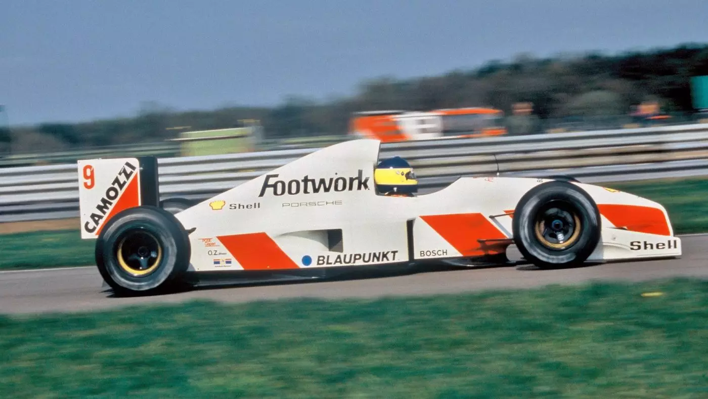 Porsche f1 voetenwerk