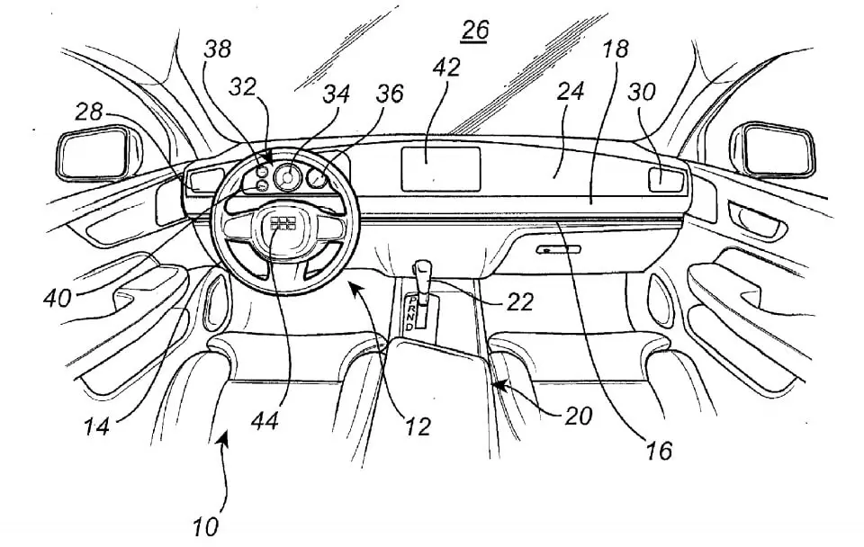 Volvo patent steering