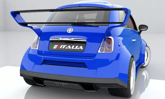 Masu zanen Italiyanci suna haɓaka Fiat 500 tare da 550 hp 31497_3