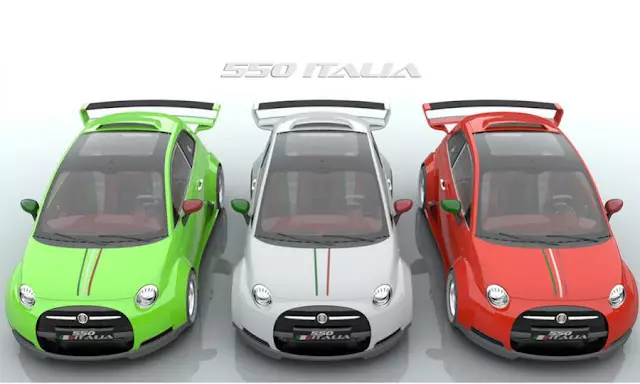 İtalyan tasarımcılar 550 hp ile Fiat 500 geliştirdi 31497_4