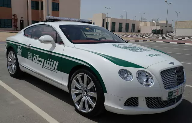 ku dubai police bentley