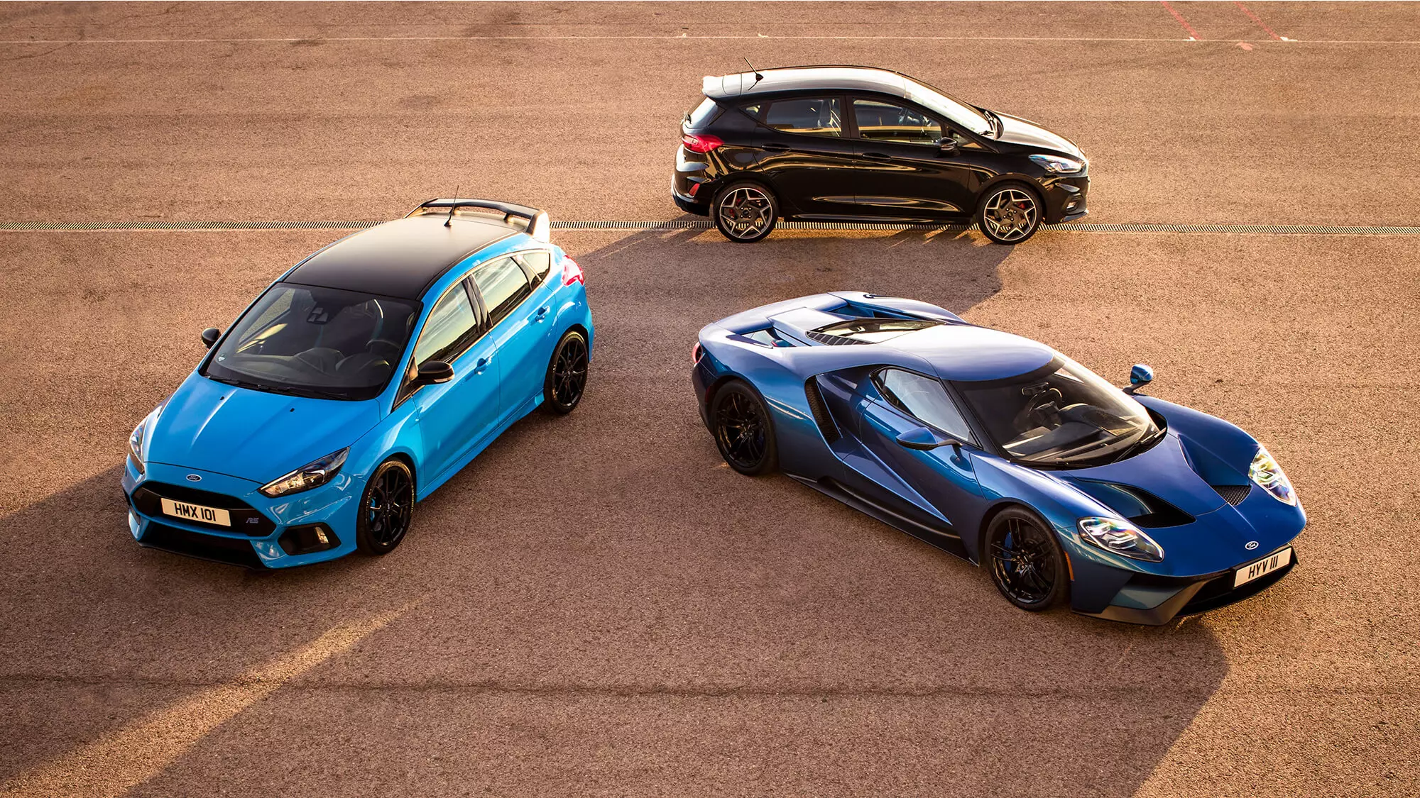 Ford Focus RS، Ford Fiesta ST، Ford GT