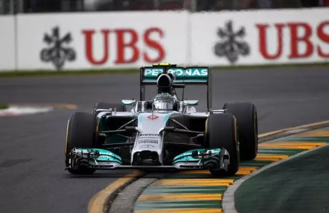 16.03.2014- Race, Nico Rosberg (GER) Mercedes AMG F1 W05