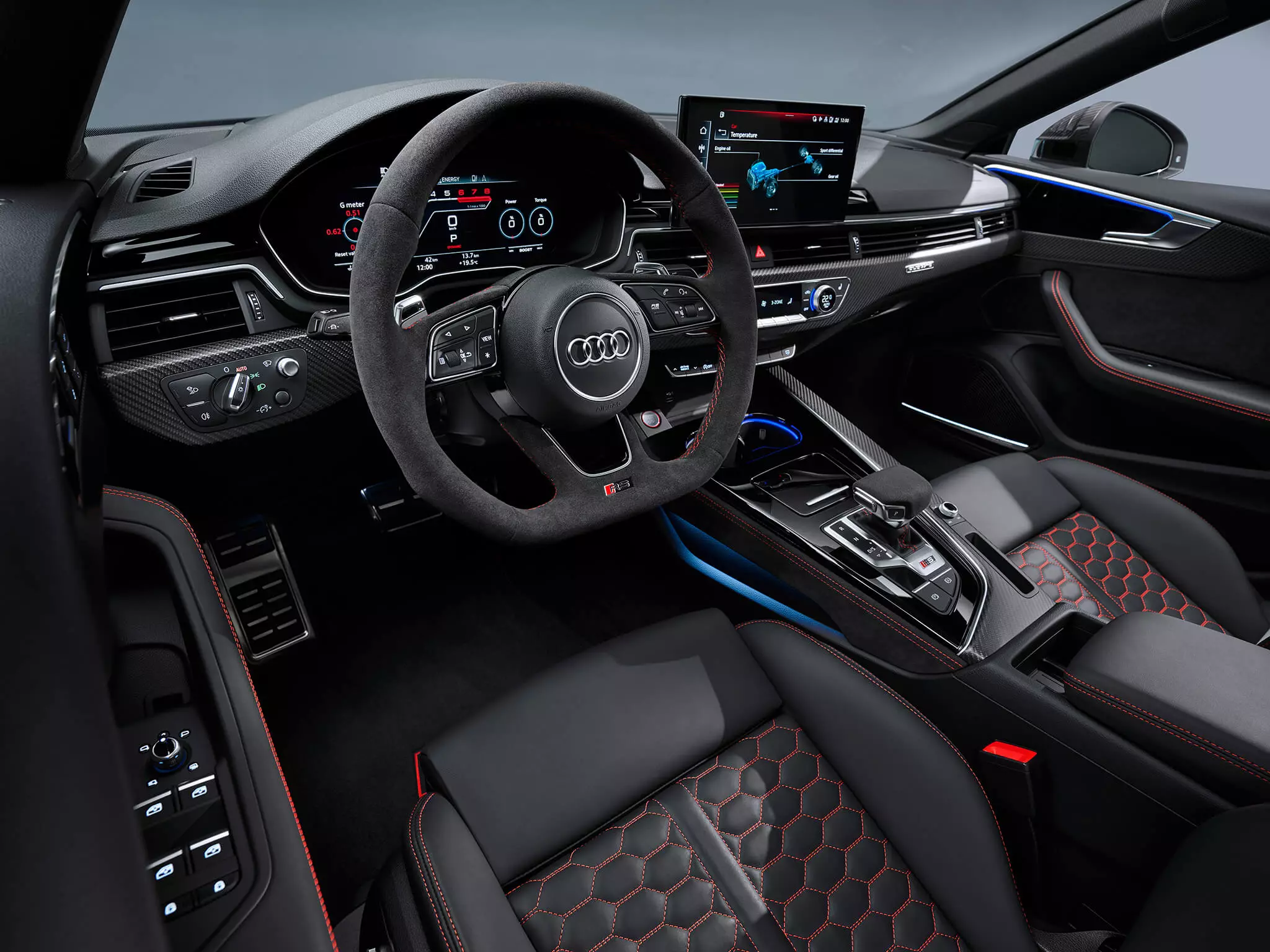 Audi RS 5 Coupé 2020-ийн дотоод засал