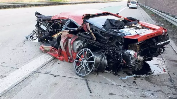 accident f430 scuderia