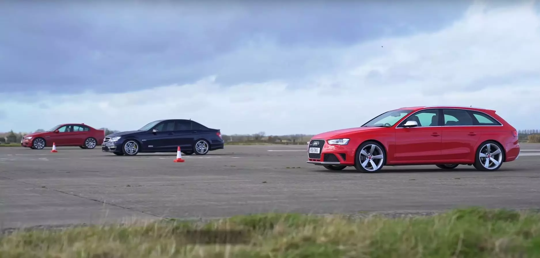 아우디 rs 4 avant b8 vs mercedes-benz c63 AMG W204 vs BMW M3 E90