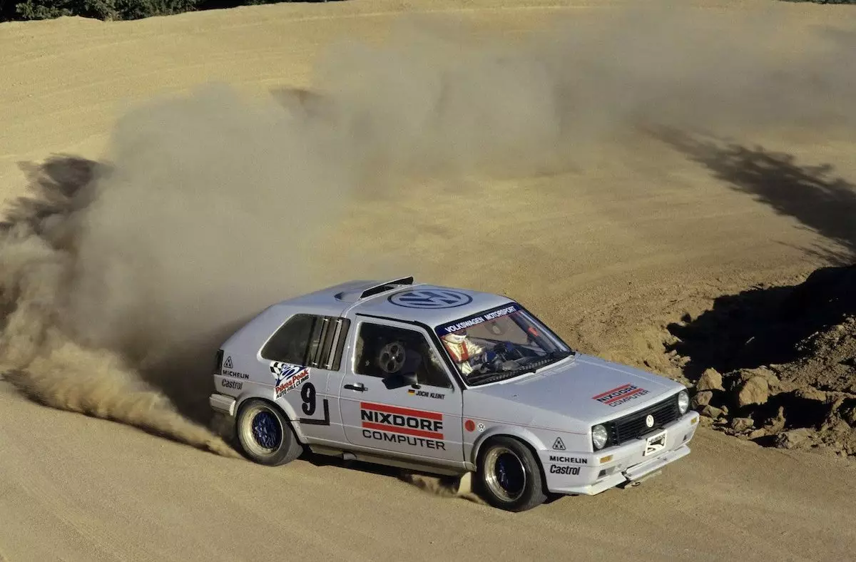 vw twin engine golf pikes peak