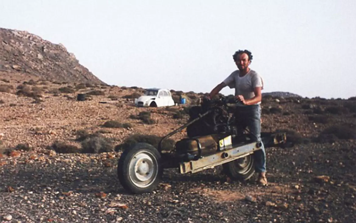 emile leray et la moto 2CV