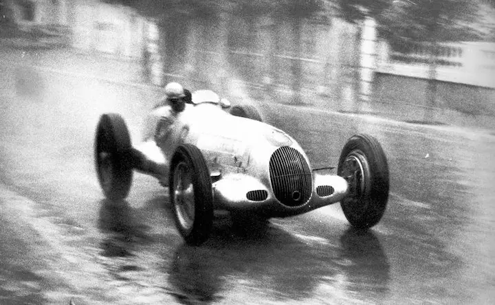 rudolf caracciola Mercedes W125 GP ජය