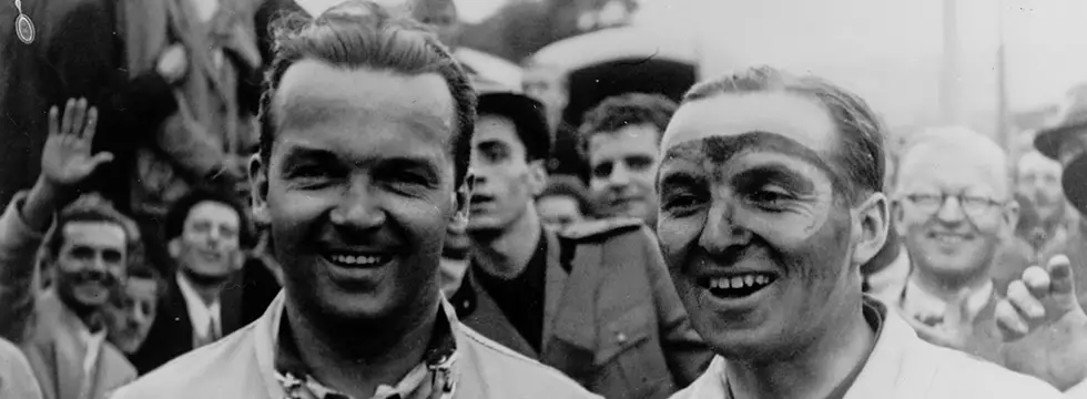 Mille Miglia: Caracciola og co-driver Wilhelm Sebastian