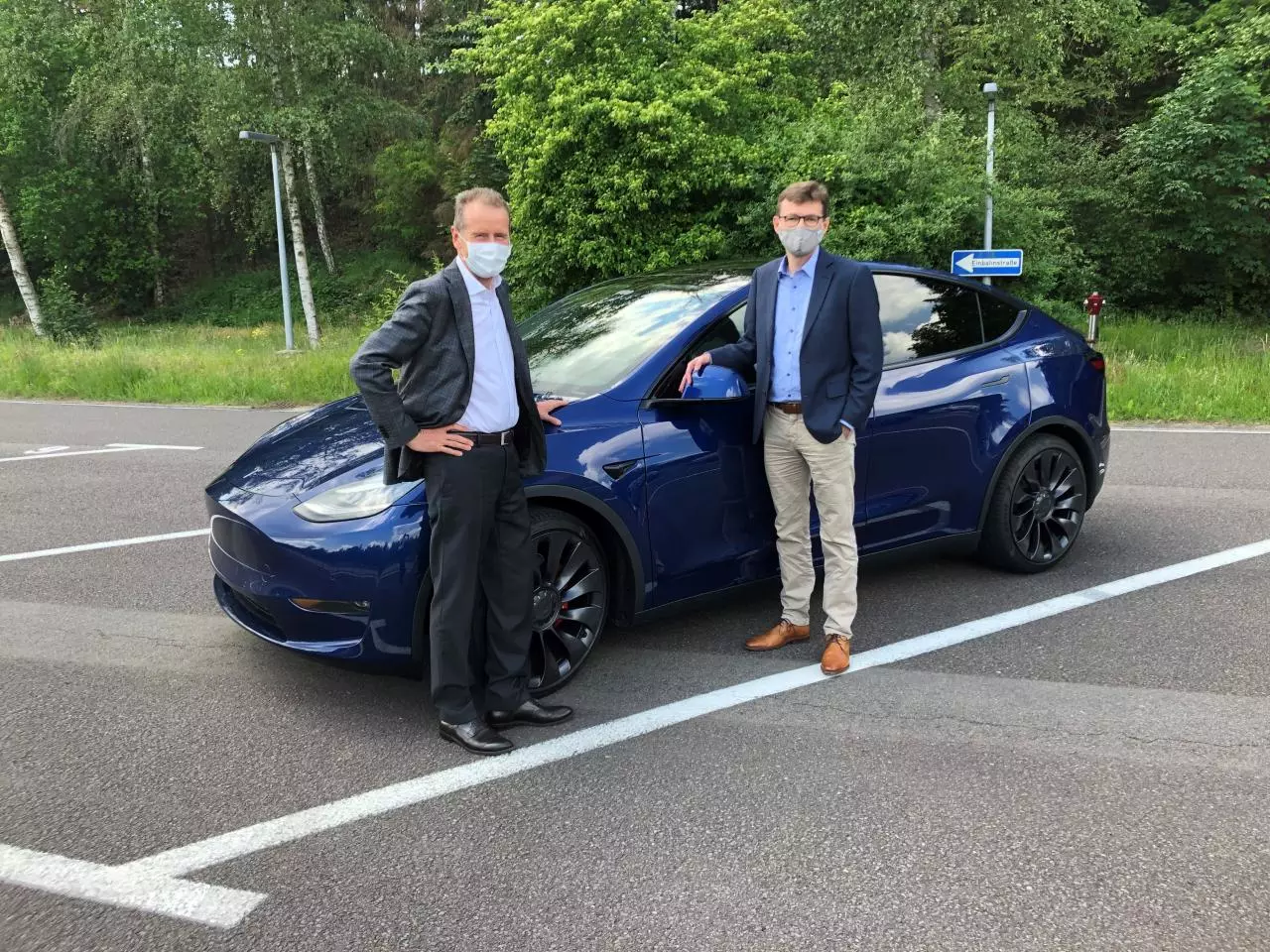 Herbert Diess ve Tesla Model Y