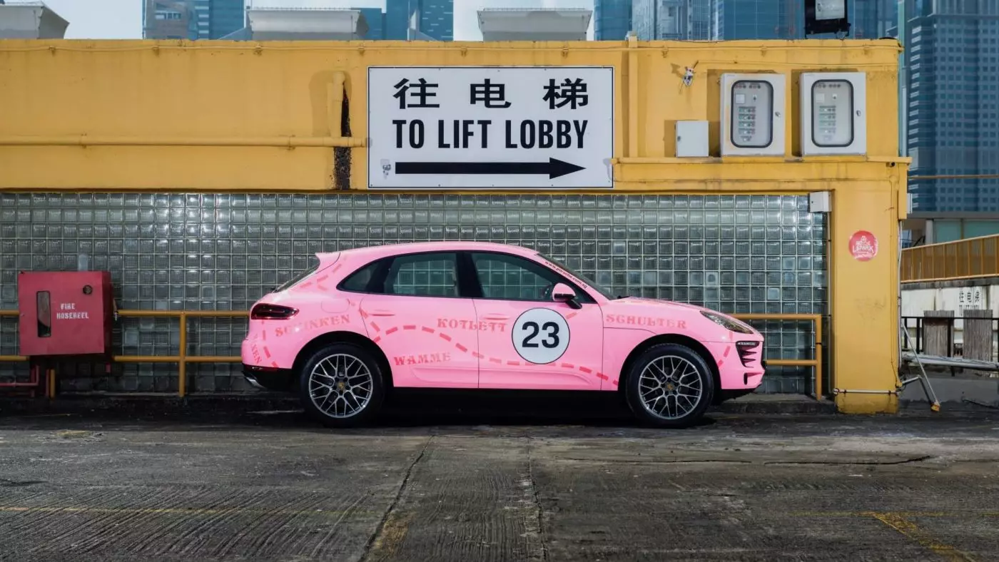 Porsche Macan Pig Różowy 2017